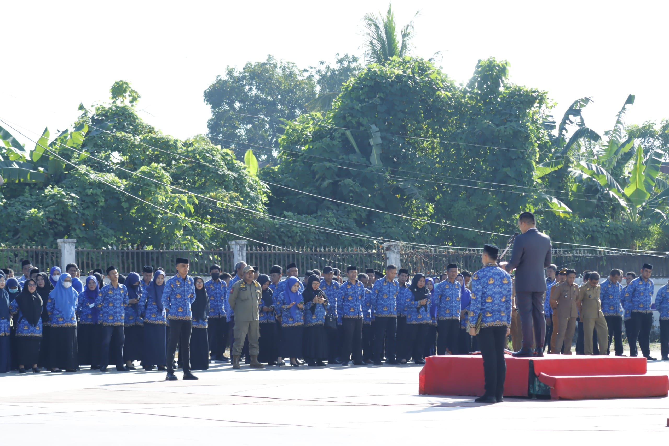 Sekda Takalar Pimpin Upacara Peringatan Hari Otonomi Daerah ke-XXVIII