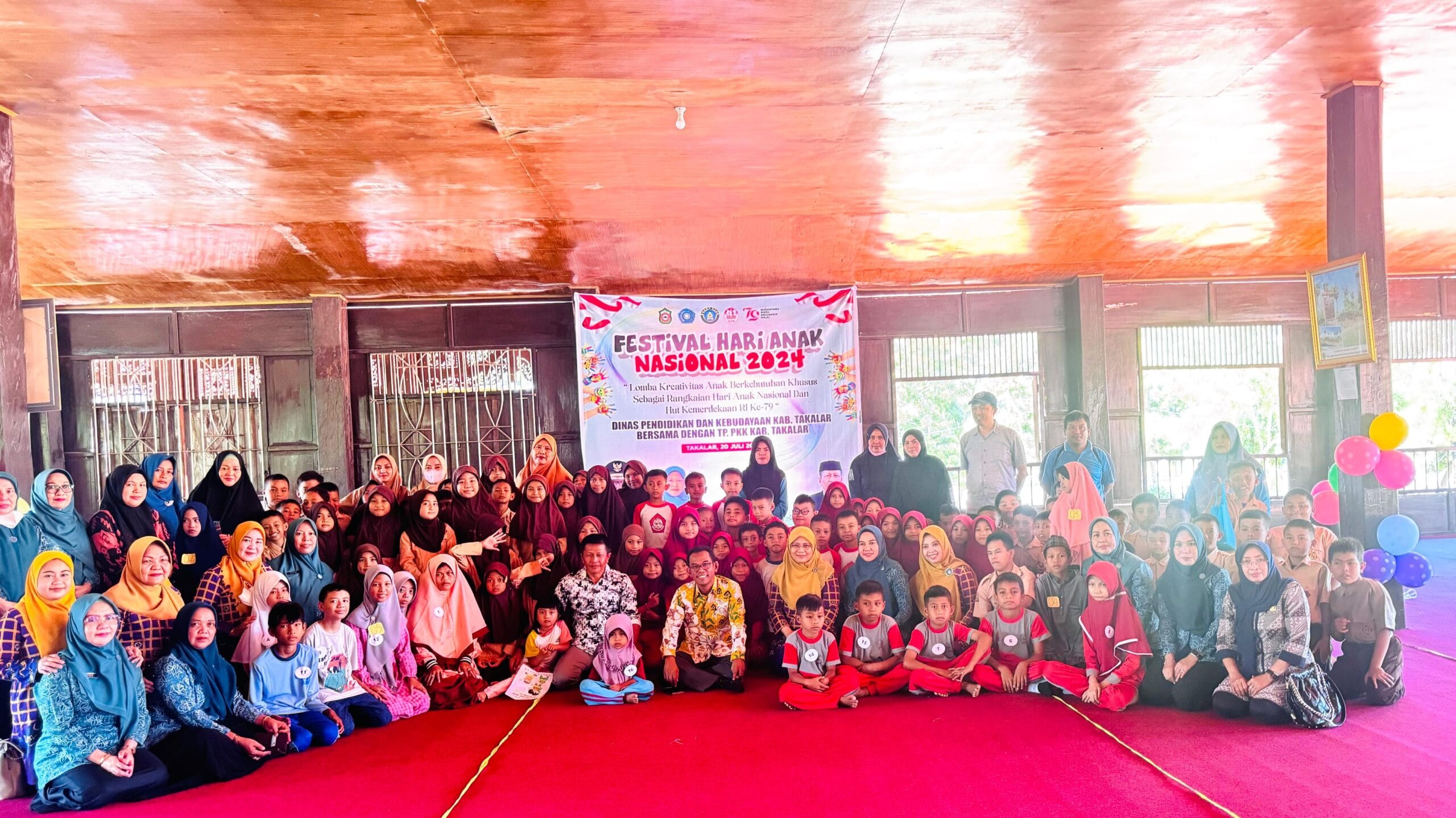 Hari Anak Nasional, Pj. Bupati Takalar Buka Festival Anak dan Lomba Kreativitas Inklusif