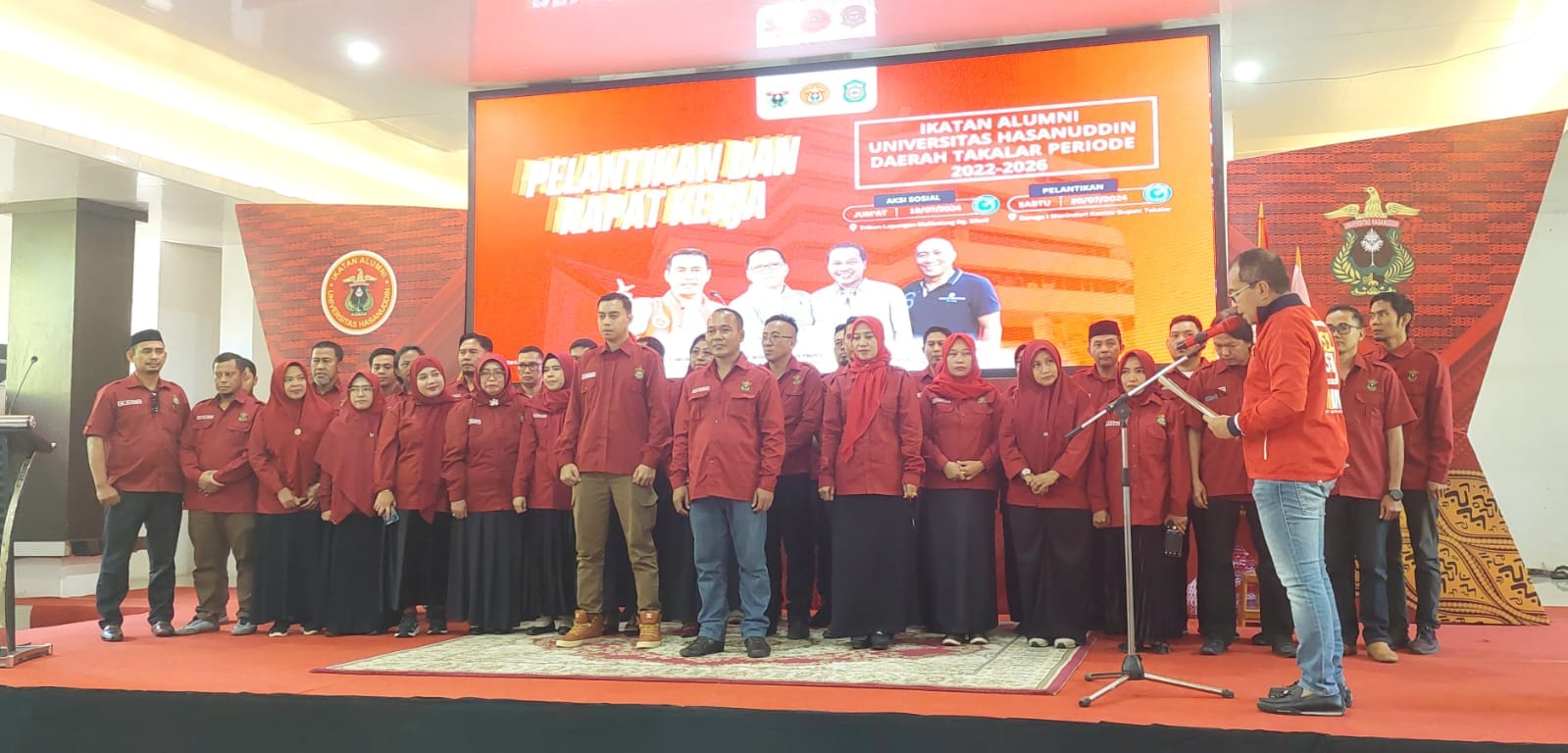 KA UNHAS Takalar Punya Pemimpin Baru, Ketua DPW Sulsel Lantik Pengurus Periode 2023-2027