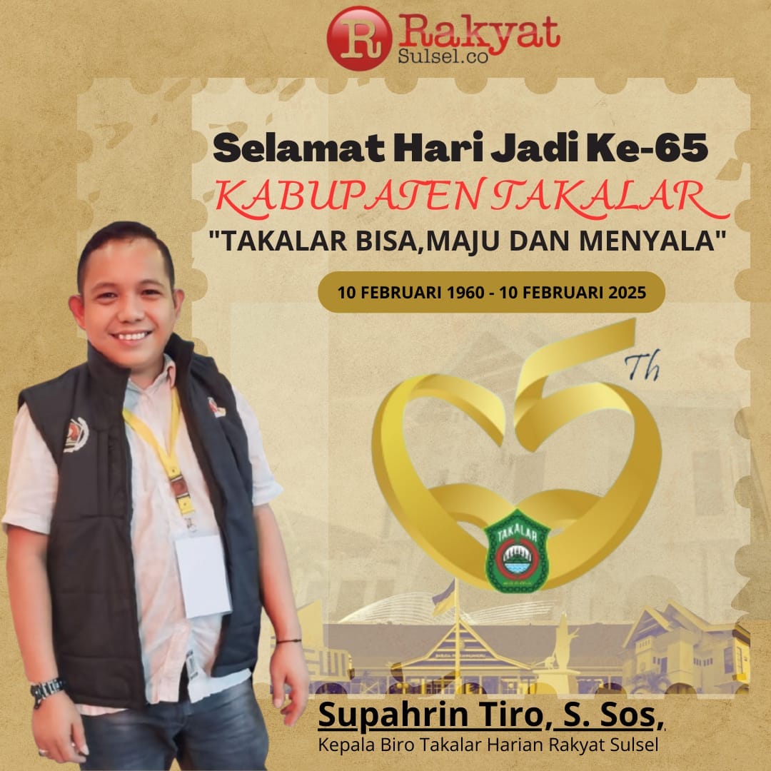 Supahrin Tiro, S. Sos, Kepala Biro Takalar, Harian Rakyat Sulsel