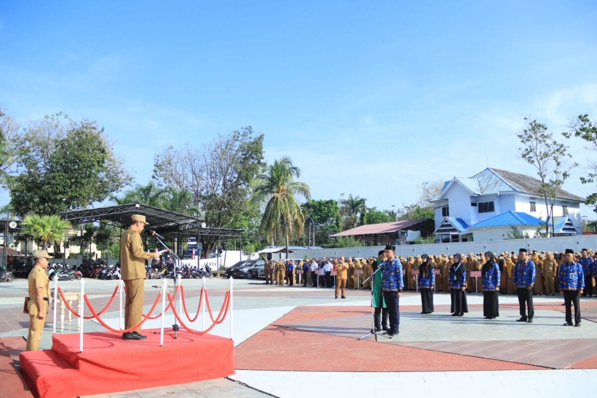 Wakil Bupati Takalar Pimpin Upacara Peringatan Hari Olahraga Nasional 2025