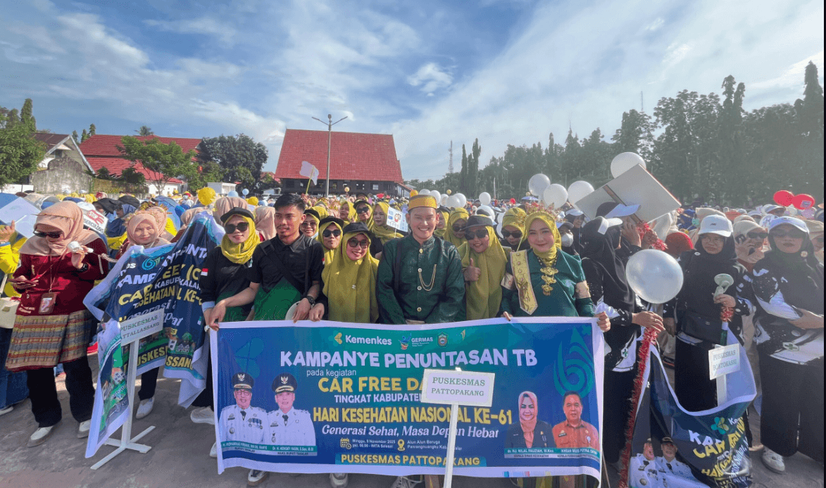 Peringati Hari Kesehatan Nasional ke-61, Takalar Perangi TB Hari Kesehatan Nasional ke-61