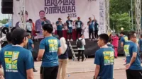 Dukung Aktivitas Pemuda, Bupati Daeng Manye Lepas Peserta Lari Perdana