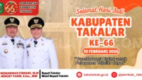 Iklan Bupati dan Wakil HUT Takalar ke-66 10 Februari 2026