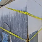 Lokasi rumah TKP bom ikan meledak di Tanakeke Takalar yang dipasangi garis polisi