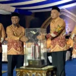 Wakil Bupati Takalar Hengky Yasin saat pembukaan MTQ XXXIV di Kabupaten Maros