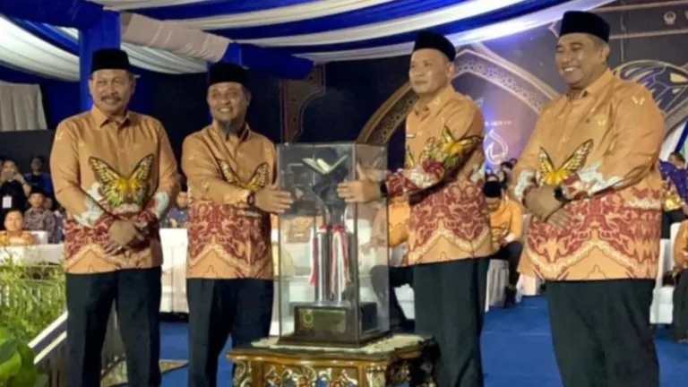 Wakil Bupati Takalar Hengky Yasin saat pembukaan MTQ XXXIV di Kabupaten Maros