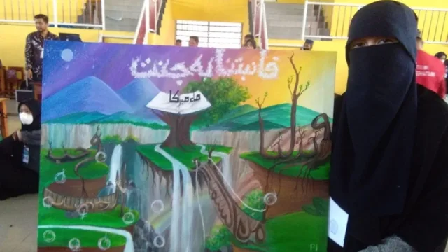 Nur Bintang Qurahmi, Talenta Kaligrafi Kontemporer asal Takalar