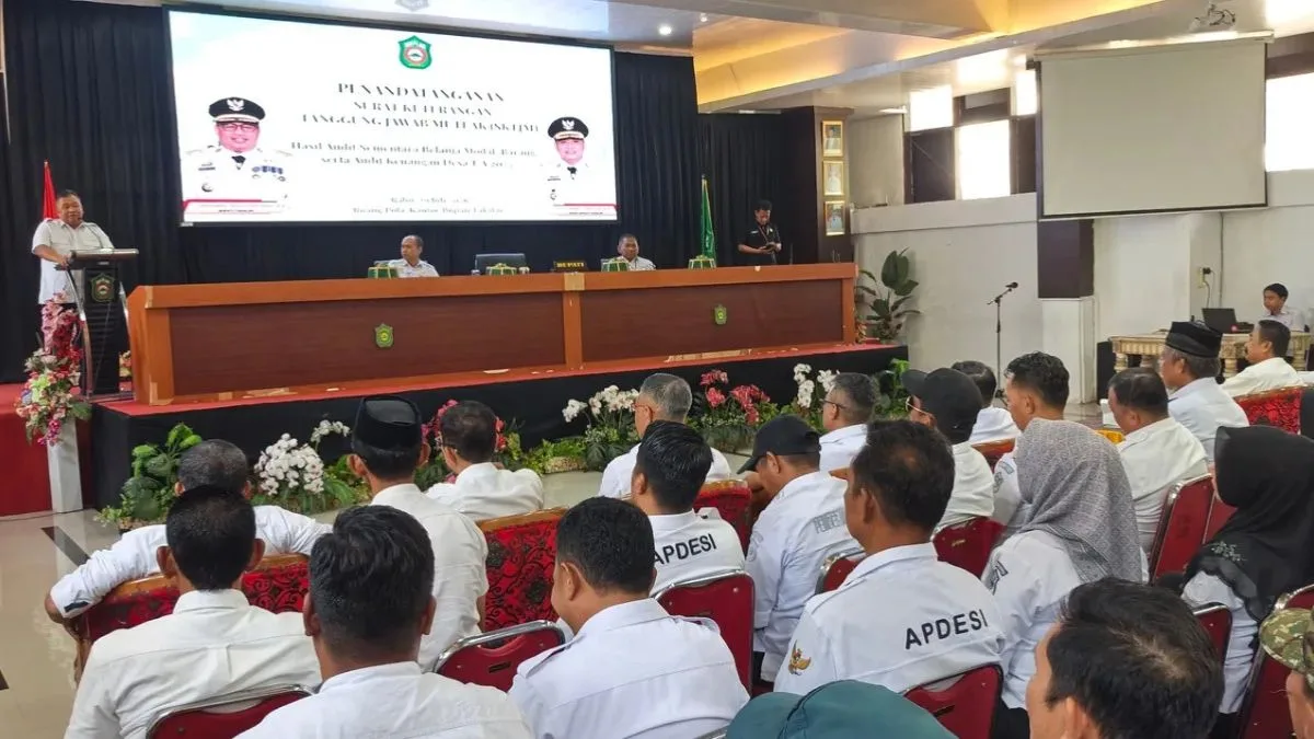 Pemkab Takalar Gelar Penandatanganan SKTJM, Perkuat Tata Kelola Anggaran Desa