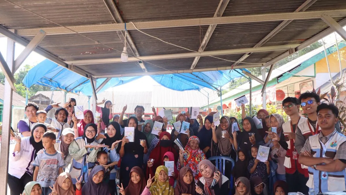 Tingkatkan Kemandirian Gizi, Tim HIMAKAHA Unhas Demokan MPASI Nila dan Kelor di Desa Popo Cegah Stunting Berbasis Pangan Lokal, Tim HIMAKAHA Unhas Demokan MPASI Nila dan Kelor di Desa Popo