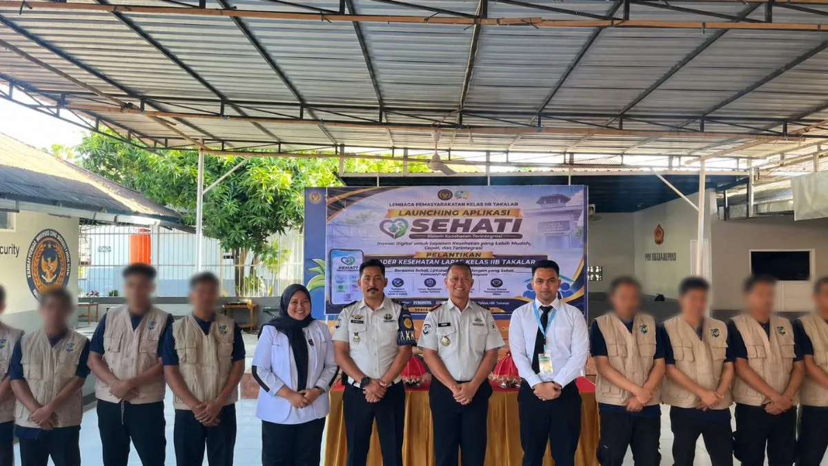 Kalapas Takalar Lantik 11 Kader Kesehatan dan Luncurkan Aplikasi SEHATI Kalapas Takalar Lantik 11 Kader Kesehatan dan Luncurkan Aplikasi SEHATI