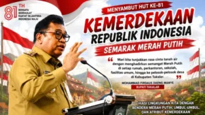 Sambut HUT ke-81 RI, Bupati Takalar Serukan Semarak Merah Putih Hingga Pelosok