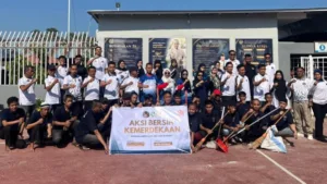 Semarak HUT Ke-81 RI, Lapas Takalar Gelar Aksi Bersih