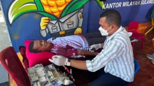 Semarakkan HUT Ke-81 RI, Lapas Takalar Gandeng UTD RSUD Takalar Gelar Donor Darah