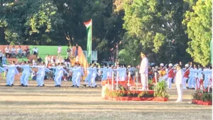Wabup Hengky Yasin Pimpin Penurunan Sang Merah Putih di Takalar