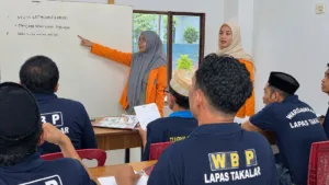 Berantas Buta Aksara, Lapas Takalar Gandeng Mahasiswa KKP UNM