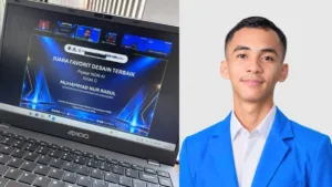 Mahasiswa Unismuh Muhammad Nur Rasul Sabet Juara Favorit Poster Non-AI PTMA 2026