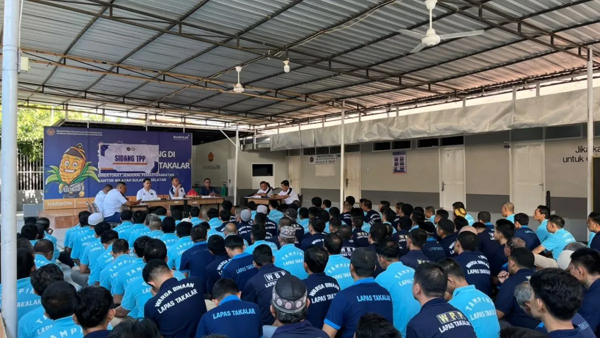 Perkuat Pembinaan Kemandirian, Lapas Takalar Gelar Sidang TPP Warga Binaan