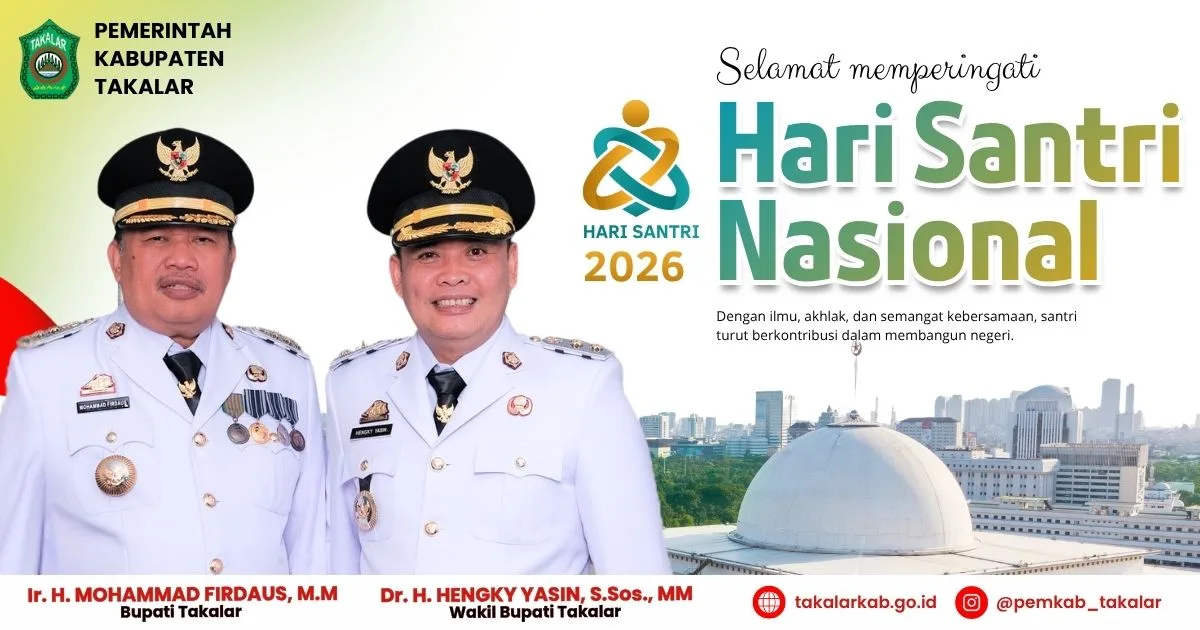 Hari Santri Nasional, Bupati dan Wakil Bupati Takalar Hari Santri Nasional, Bupati dan Wakil Bupati Takalar