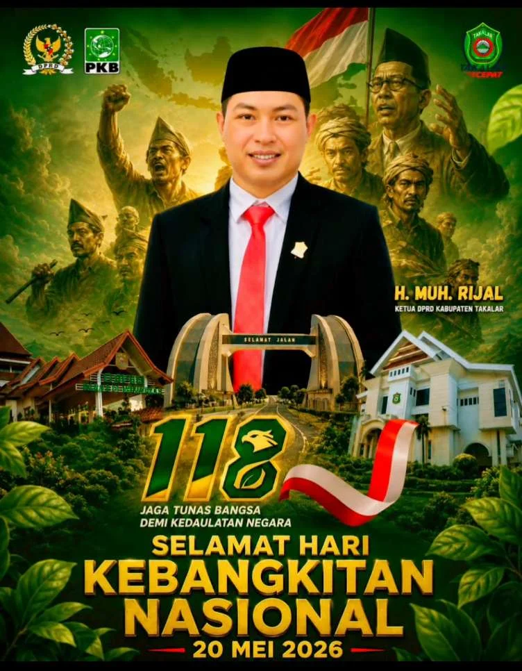 Harkitnas ke-118, Ketua DPRD Takalar Tegaskan Peran Strategis Generasi Muda