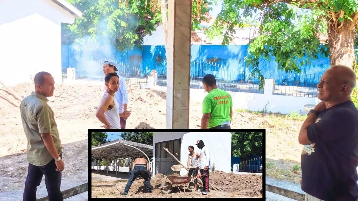 Meski WFH, Sekwan Takalar Pimpin Kerja Bakti Bersihkan Halaman Gedung DPRD Sekwan DPRD Takalar H. Zulkarnain pimpin aksi kerja bakti pembersihan halaman Gedung DPRD Takalar.