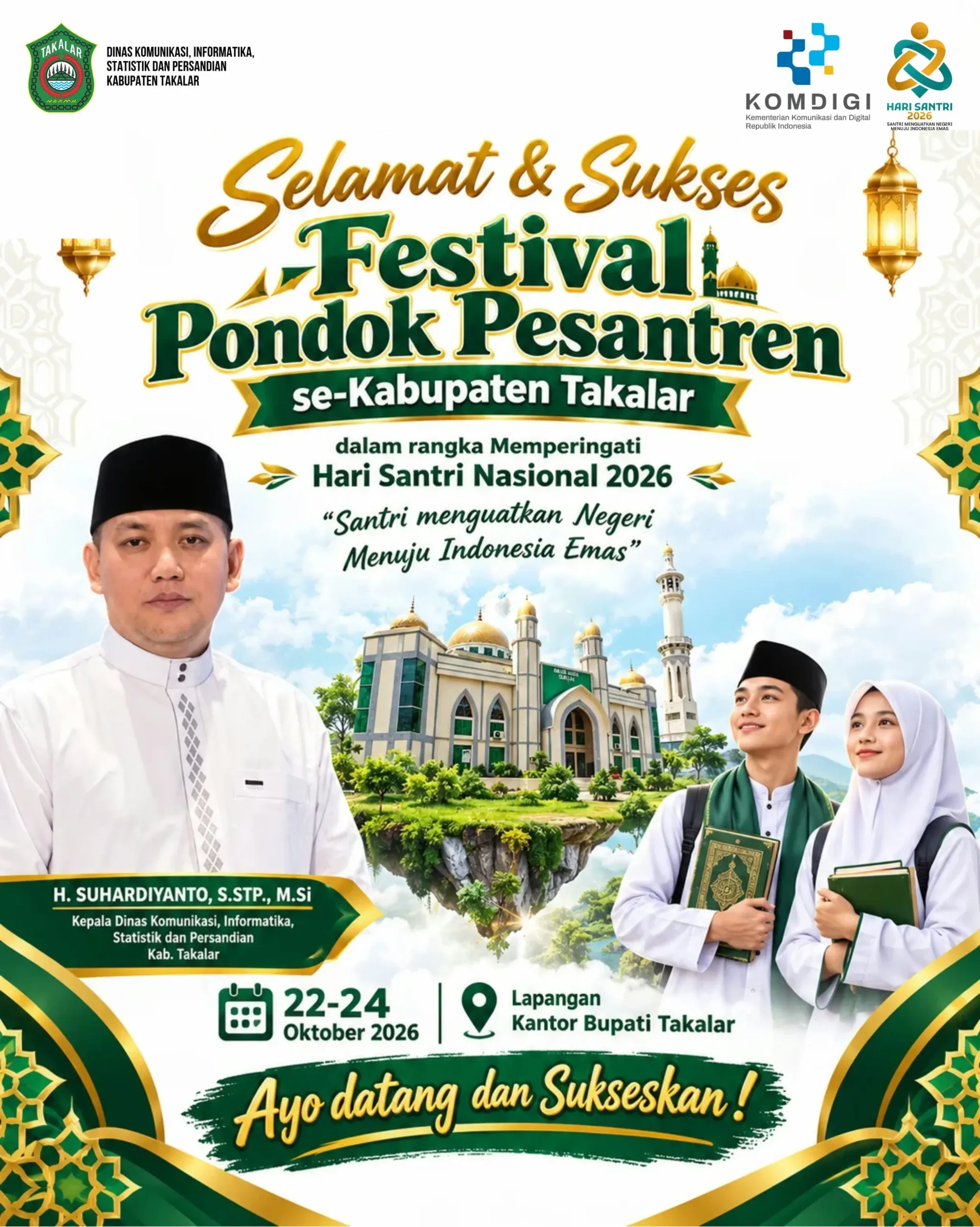 Sambut Hari Santri 2026, Takalar Gelar Festival Ponpes Sambut Hari Santri 2026, Takalar Gelar Festival Ponpes: Ada Pawai hingga Pameran Seni
